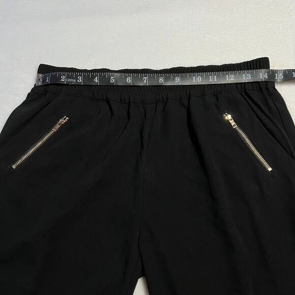 Women's Mid Rise Straight Leg Pants Size Medium Casual Minimalist Office Classic - Picture 6 of 8